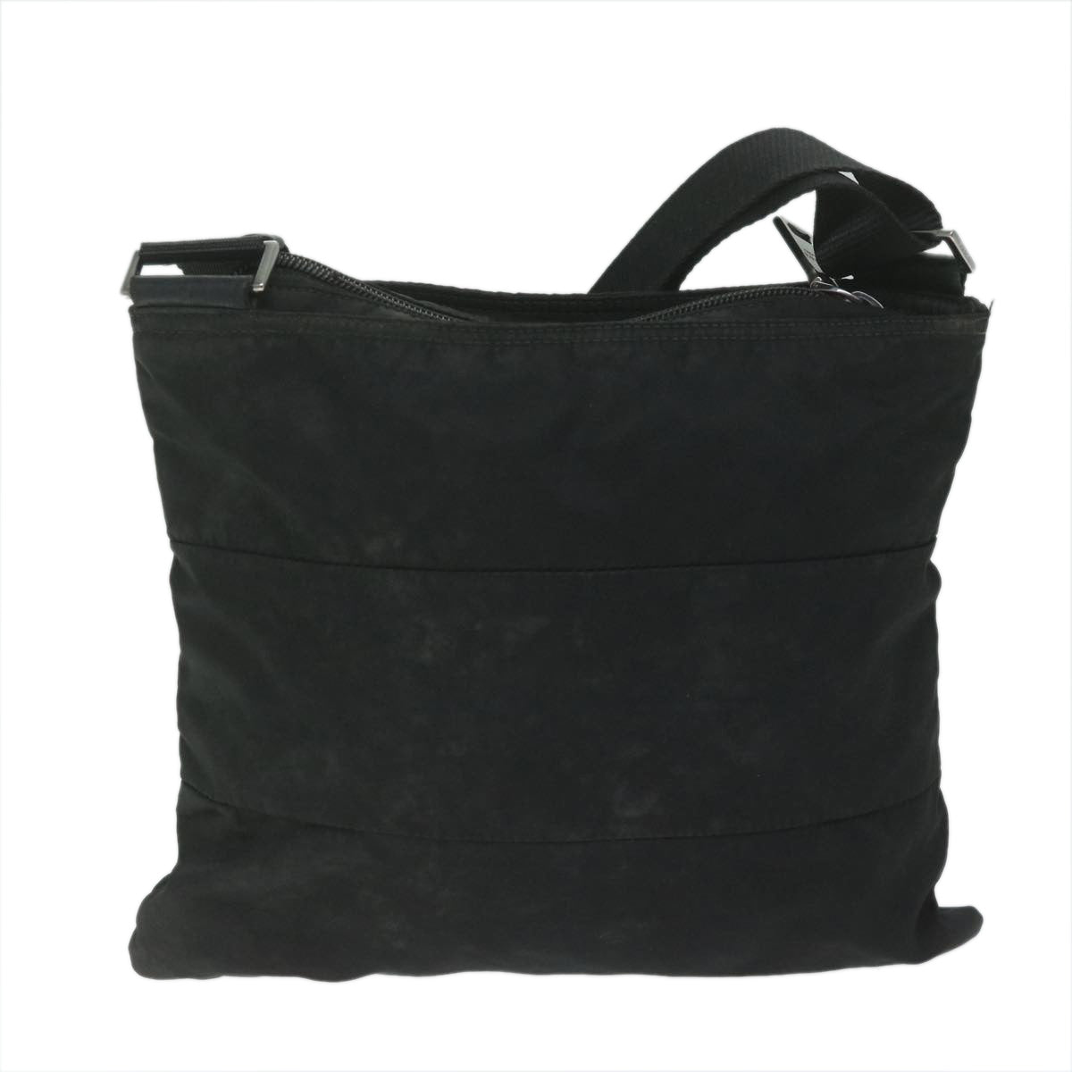 PRADA Shoulder Bag Nylon Black Auth 61406 - 0