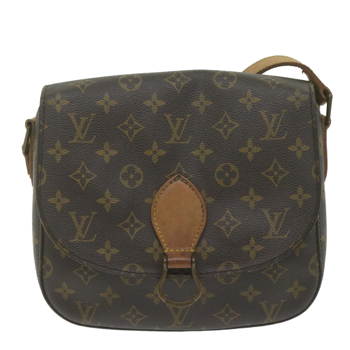 LOUIS VUITTON Monogram Saint Cloud GM Shoulder Bag M51242 LV Auth 61451