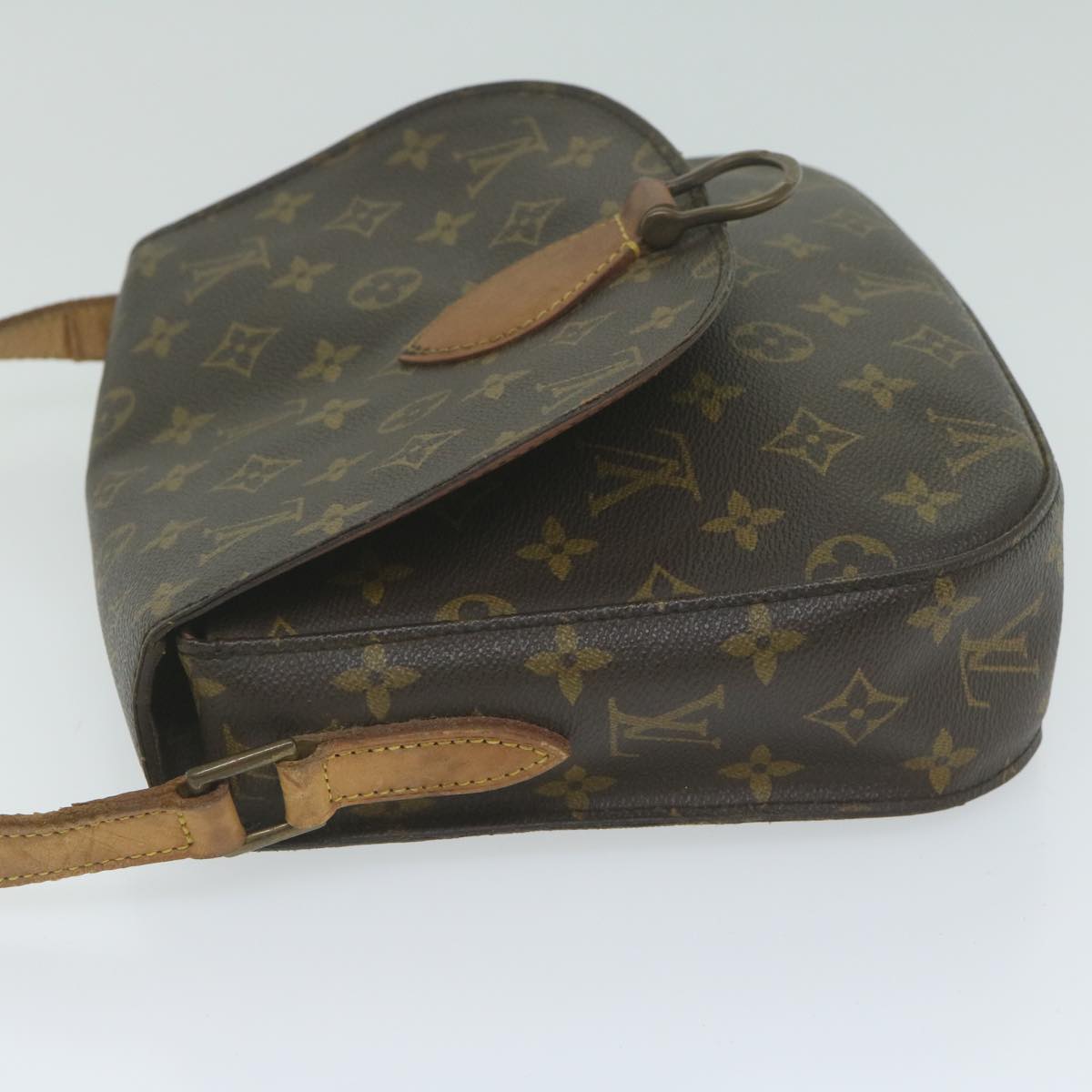 LOUIS VUITTON Monogram Saint Cloud GM Shoulder Bag M51242 LV Auth 61451