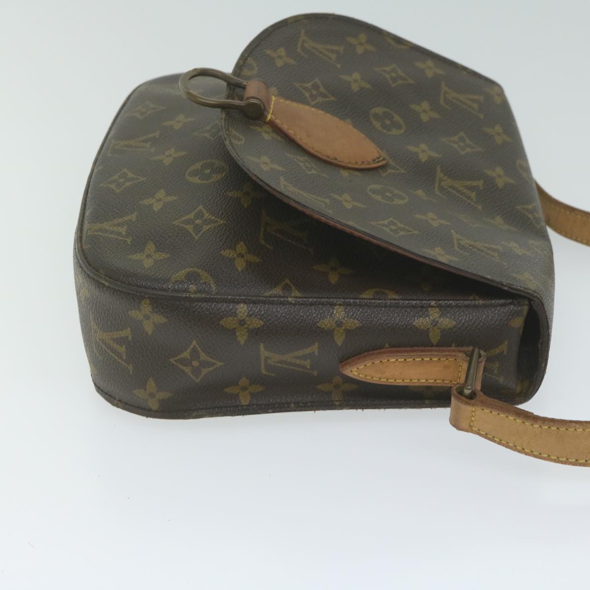 LOUIS VUITTON Monogram Saint Cloud GM Shoulder Bag M51242 LV Auth 61451