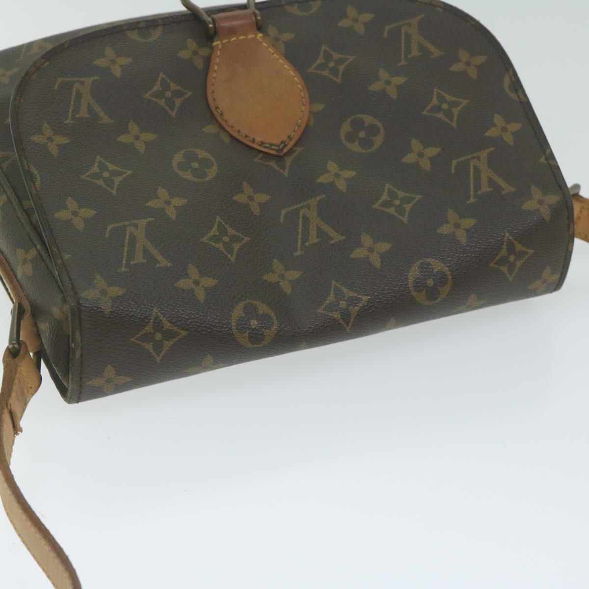 LOUIS VUITTON Monogram Saint Cloud GM Shoulder Bag M51242 LV Auth 61451