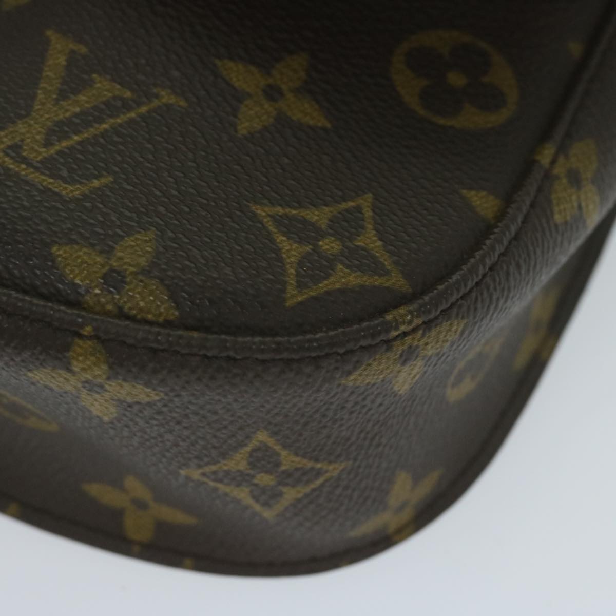 LOUIS VUITTON Monogram Saint Cloud MM Shoulder Bag M51243 LV Auth 61459