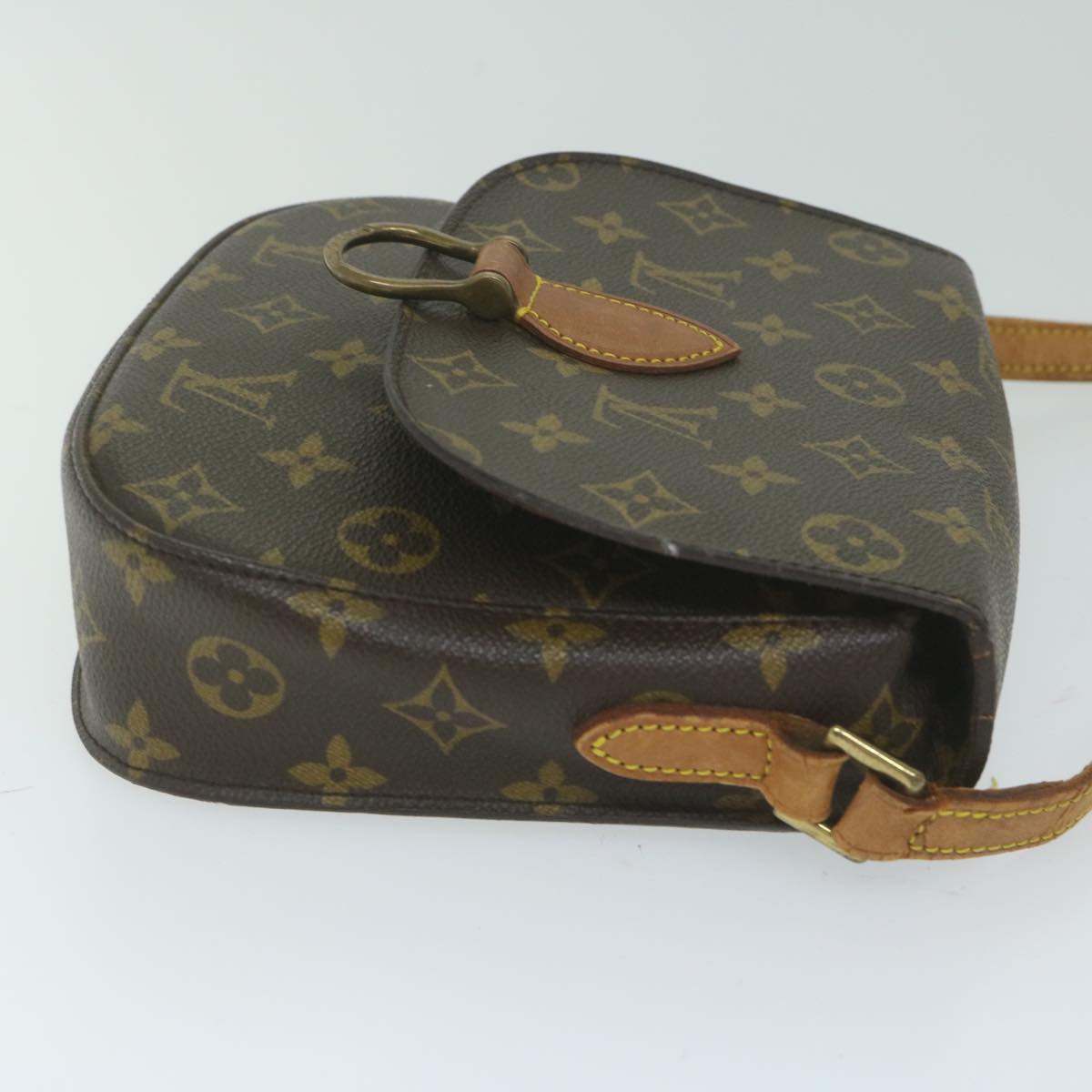 LOUIS VUITTON Monogram Saint Cloud MM Shoulder Bag M51243 LV Auth 61459