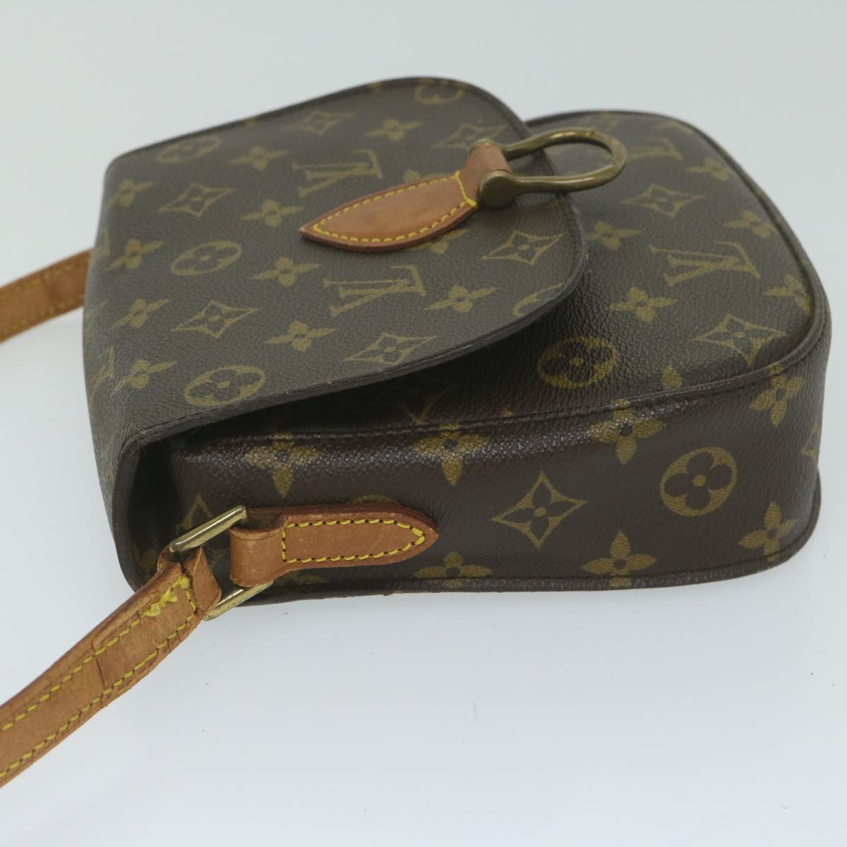 LOUIS VUITTON Monogram Saint Cloud MM Shoulder Bag M51243 LV Auth 61459