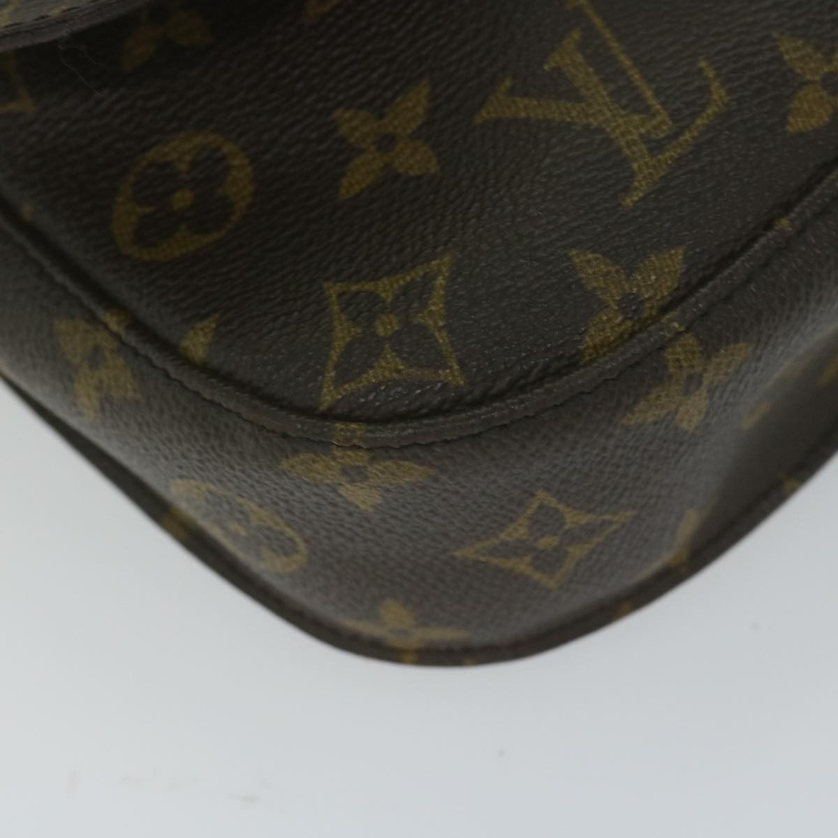 LOUIS VUITTON Monogram Saint Cloud MM Shoulder Bag M51243 LV Auth 61460