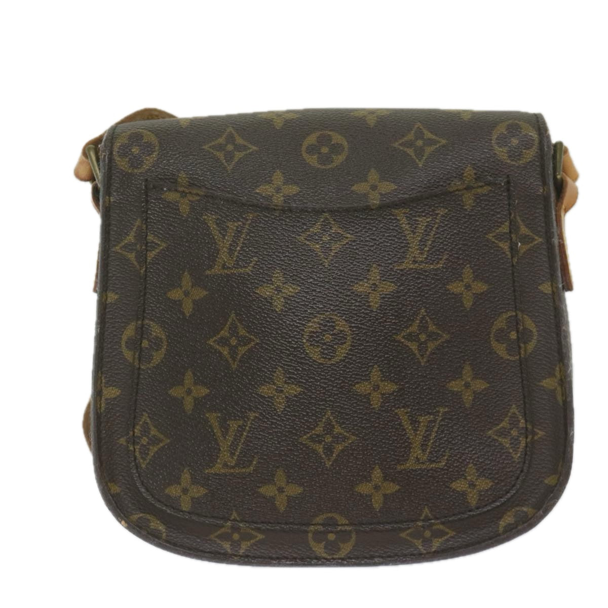 LOUIS VUITTON Monogram Saint Cloud MM Shoulder Bag M51243 LV Auth 61460