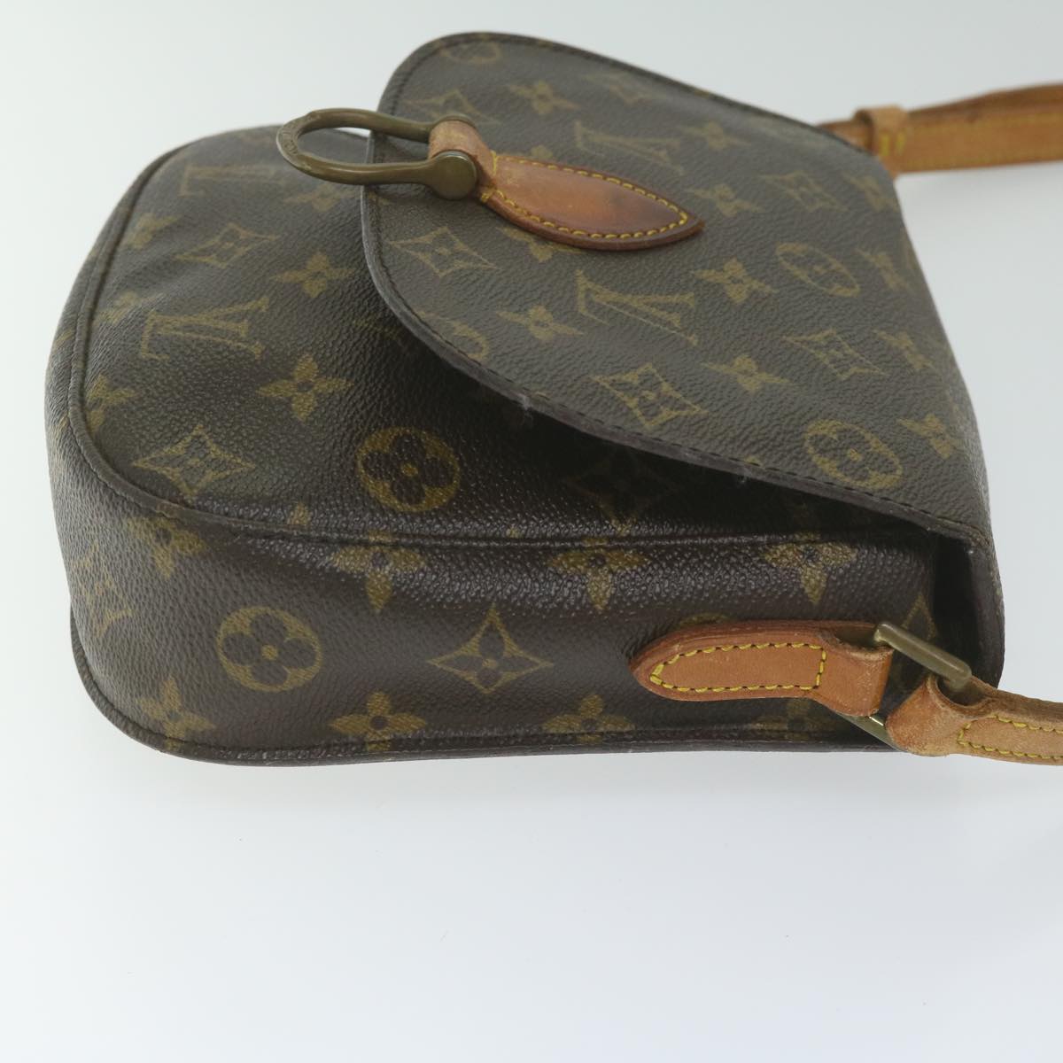 LOUIS VUITTON Monogram Saint Cloud MM Shoulder Bag M51243 LV Auth 61460