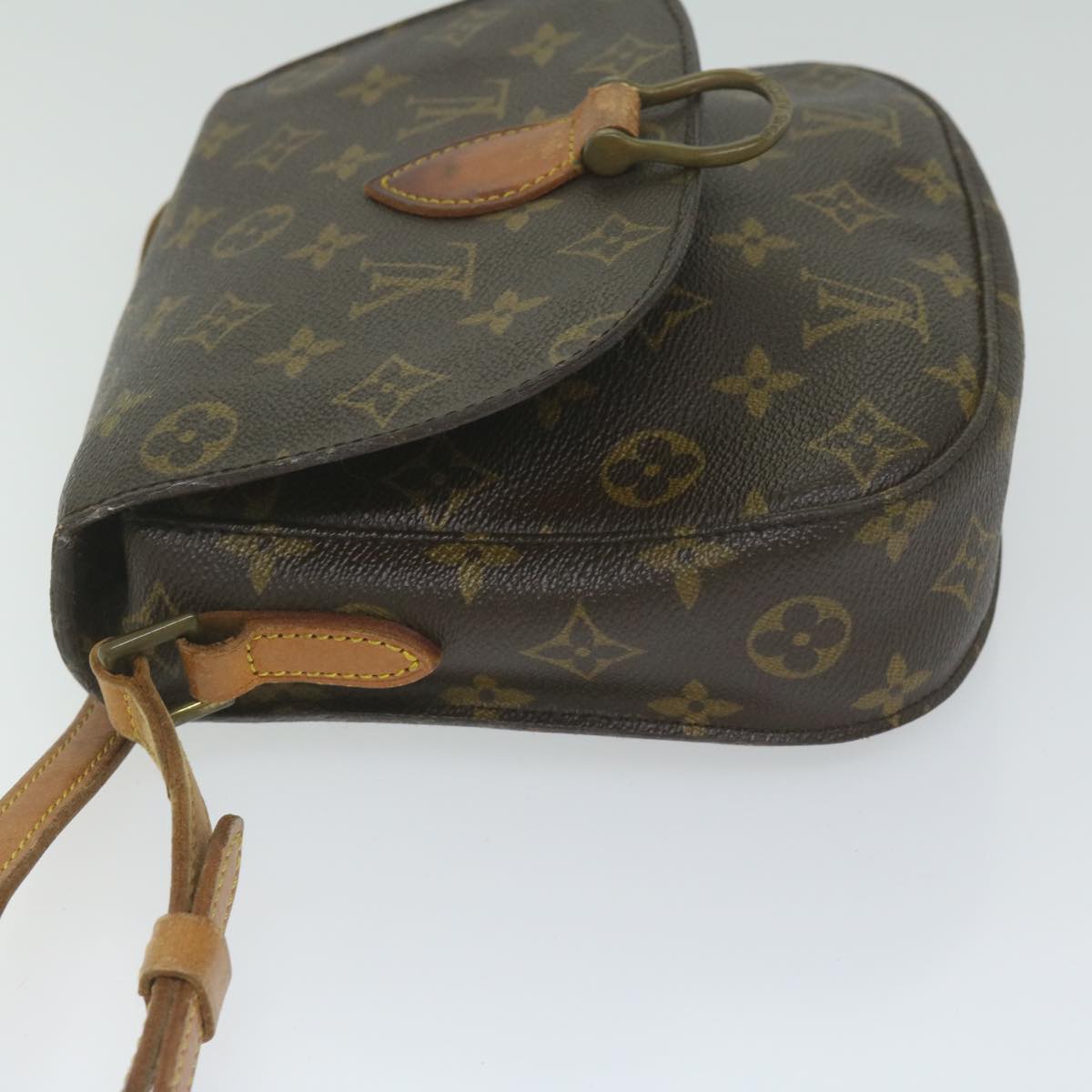 LOUIS VUITTON Monogram Saint Cloud MM Shoulder Bag M51243 LV Auth 61460