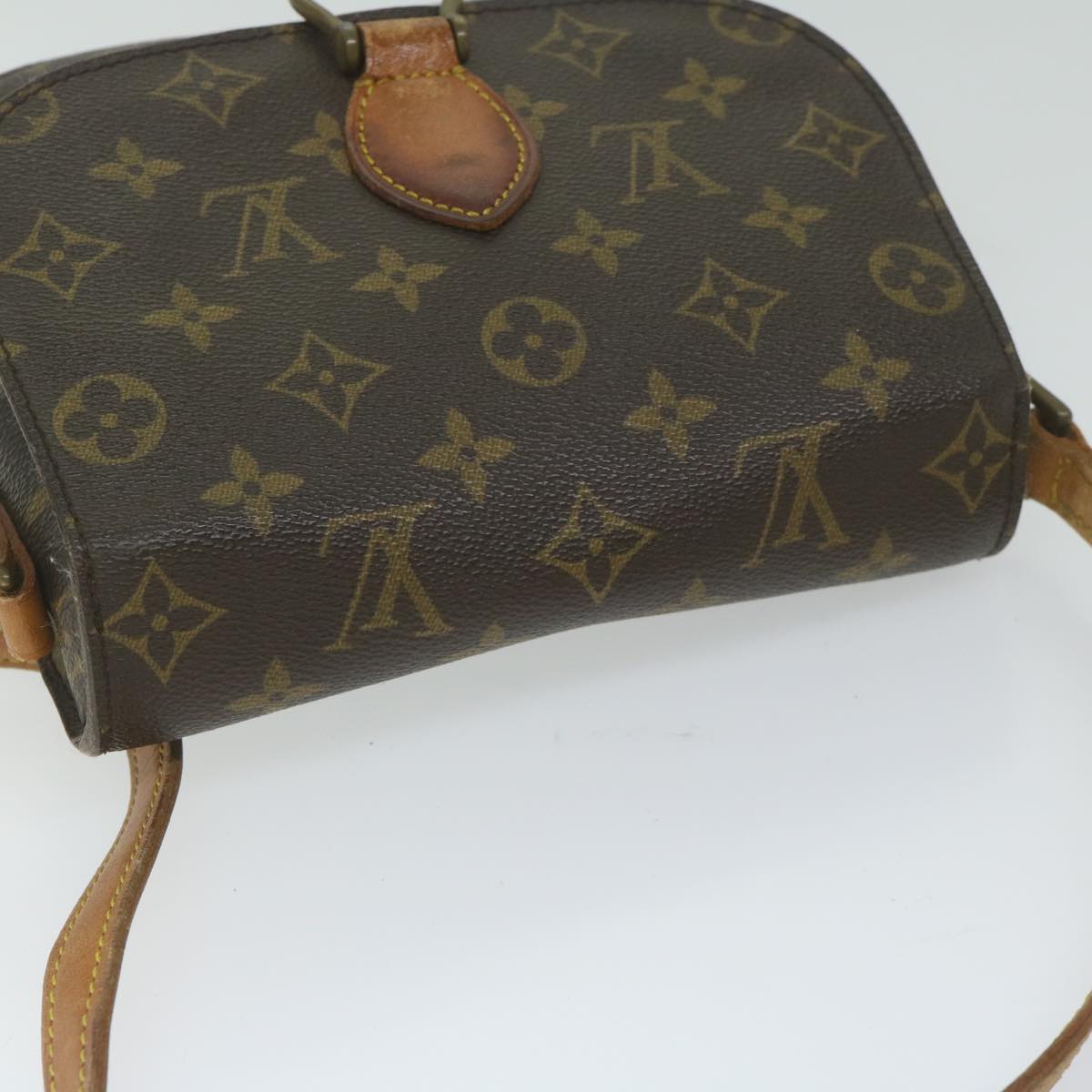 LOUIS VUITTON Monogram Saint Cloud MM Shoulder Bag M51243 LV Auth 61460