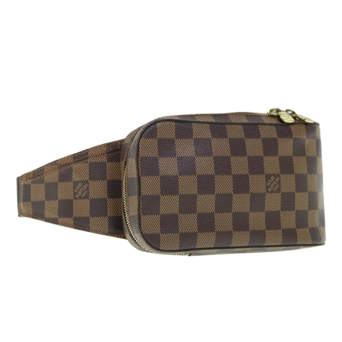 LOUIS VUITTON Damier Ebene Geronimos Shoulder Bag N51994 LV Auth 61462