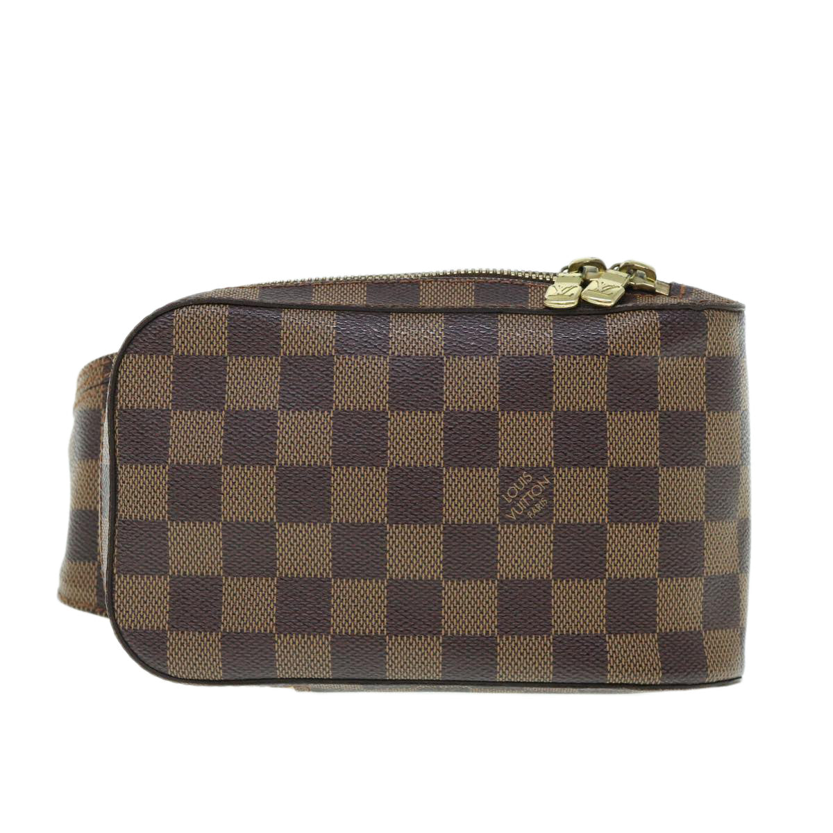 LOUIS VUITTON Damier Ebene Geronimos Shoulder Bag N51994 LV Auth 61462