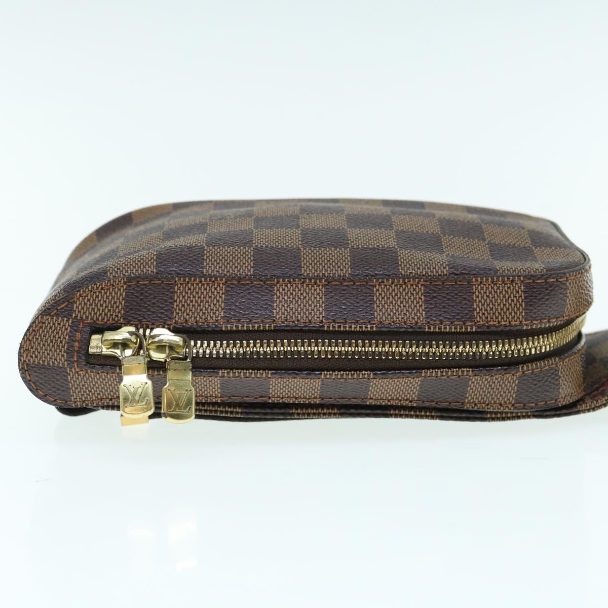 LOUIS VUITTON Damier Ebene Geronimos Shoulder Bag N51994 LV Auth 61462