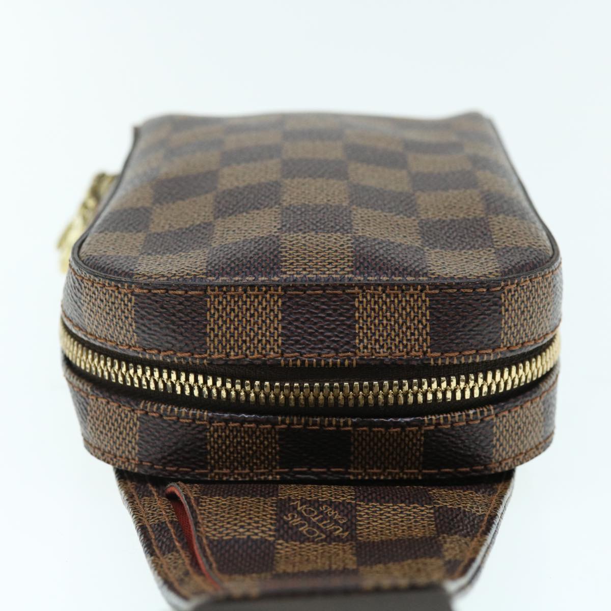 LOUIS VUITTON Damier Ebene Geronimos Shoulder Bag N51994 LV Auth 61462