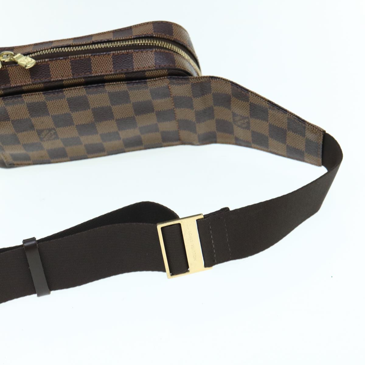 LOUIS VUITTON Damier Ebene Geronimos Shoulder Bag N51994 LV Auth 61462