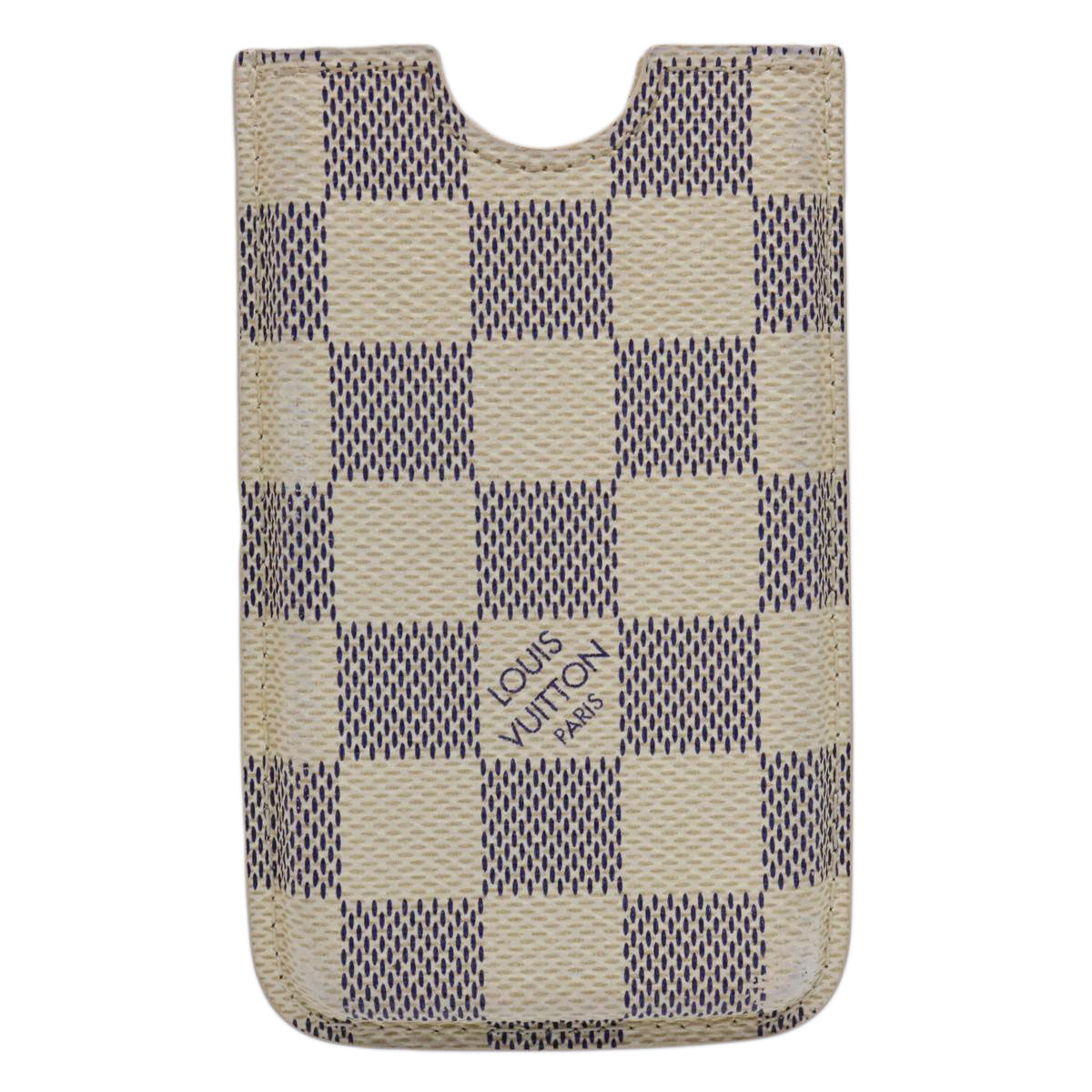 LOUIS VUITTON Damier Azur iPhone 4 Case iPhone Case N63001 LV Auth 61469 - 0