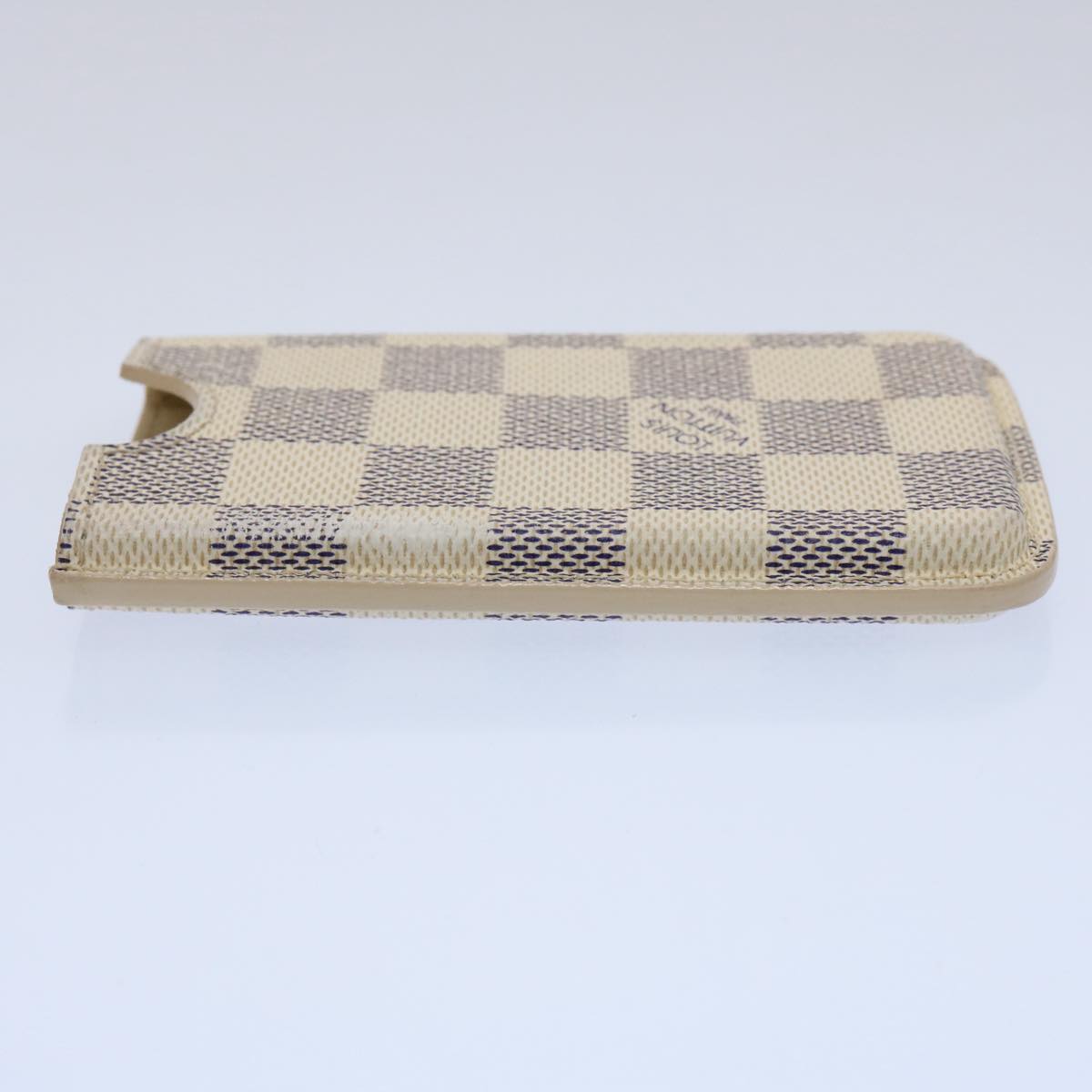 LOUIS VUITTON Damier Azur iPhone 4 Case iPhone Case N63001 LV Auth 61469