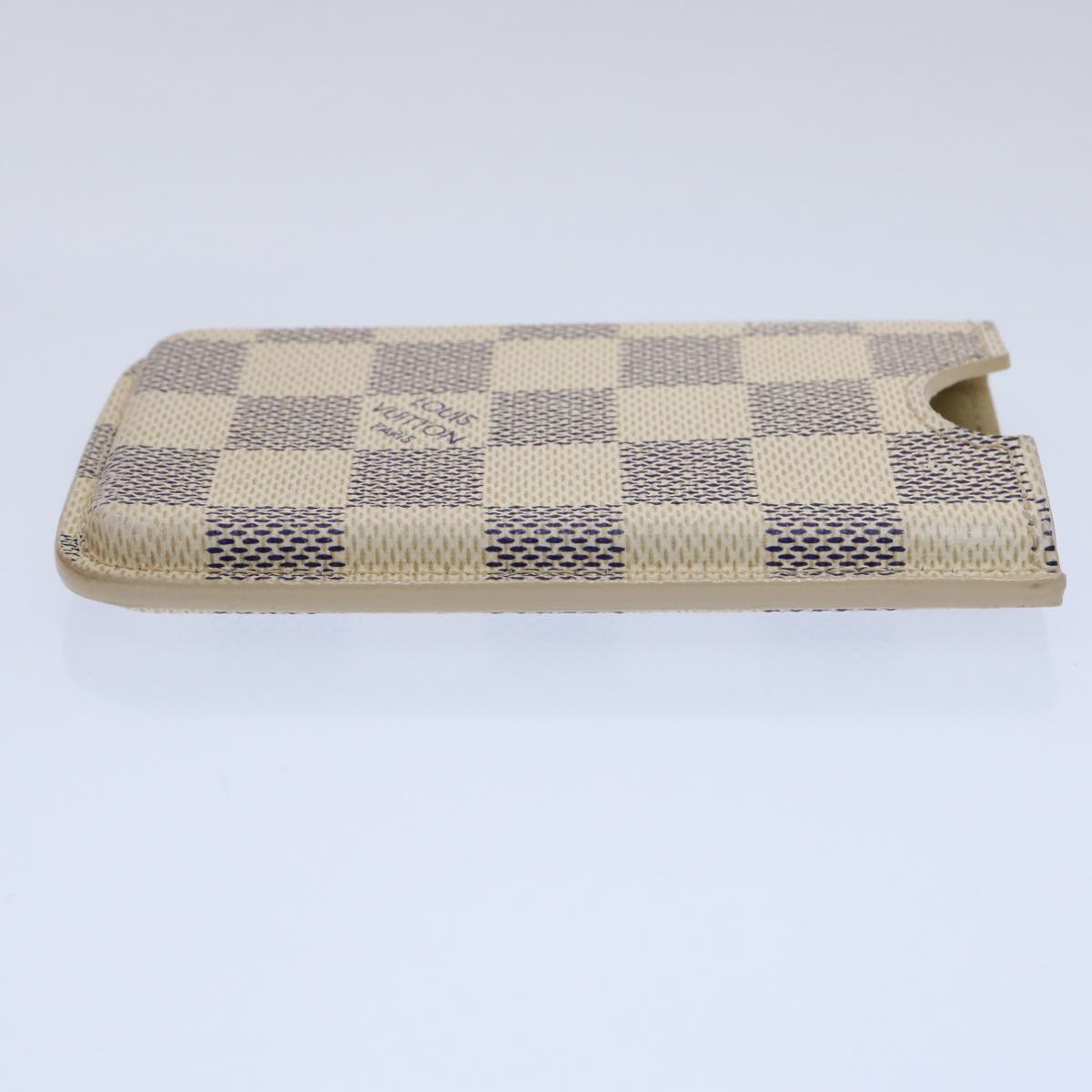 LOUIS VUITTON Damier Azur iPhone 4 Case iPhone Case N63001 LV Auth 61469