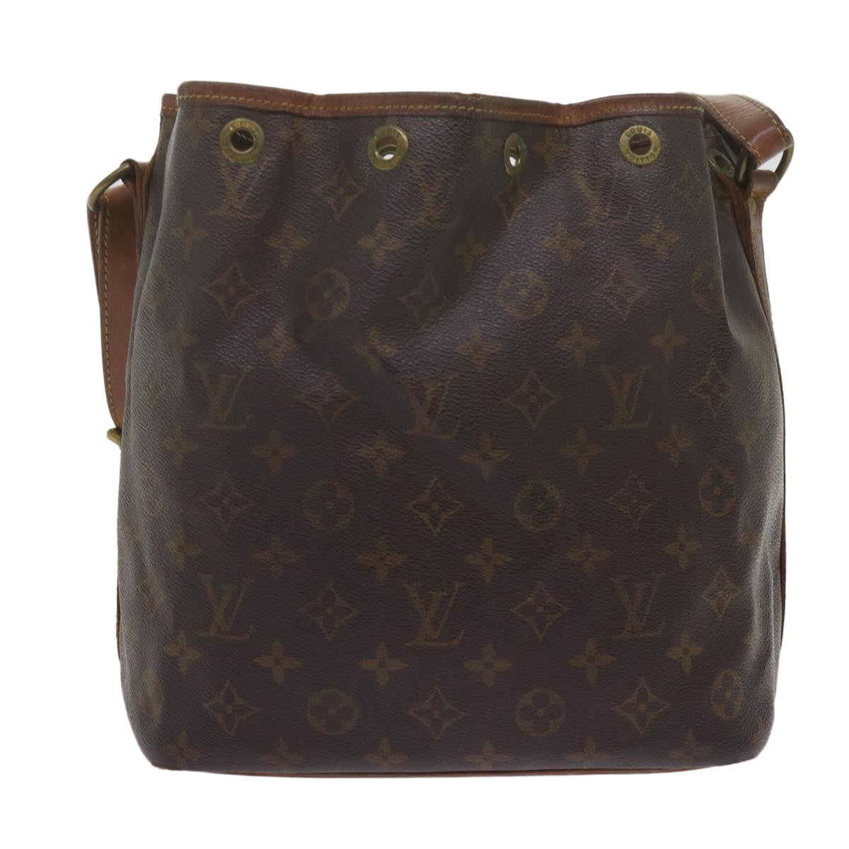 LOUIS VUITTON Monogram Petit Noe Shoulder Bag M42226 LV Auth 61480