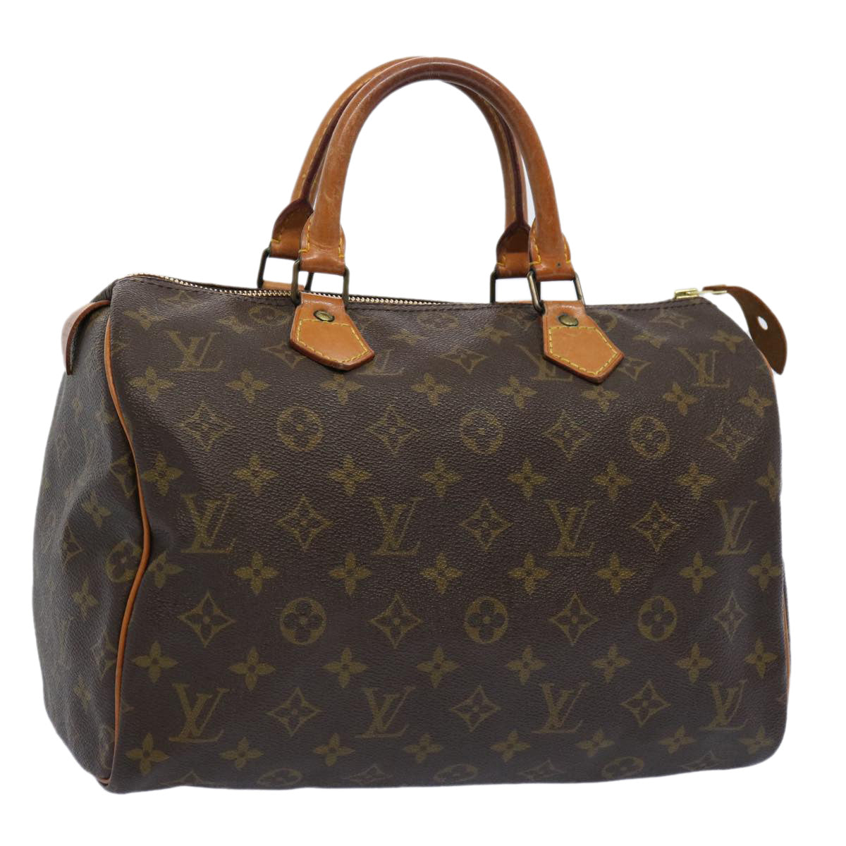 LOUIS VUITTON Monogram Speedy 30 Hand Bag M41526 LV Auth 61503