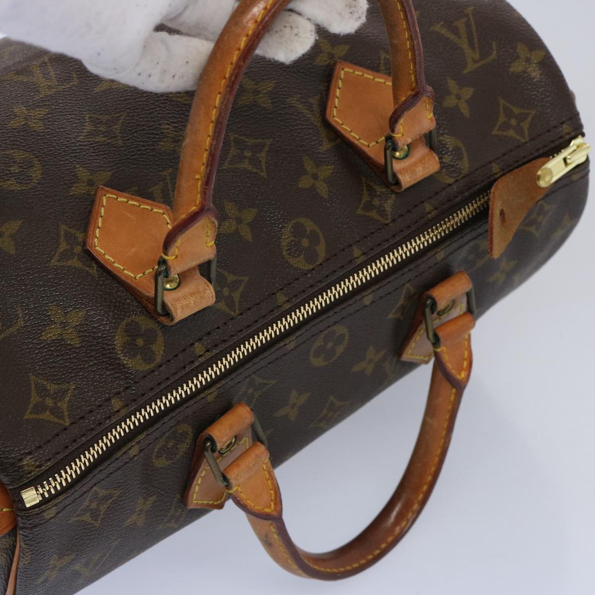 LOUIS VUITTON Monogram Speedy 30 Hand Bag M41526 LV Auth 61503