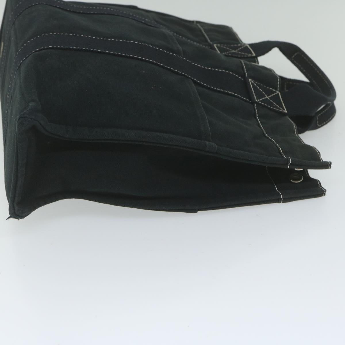 HERMES Deauville GM Tote Bag Canvas Black Auth 61504