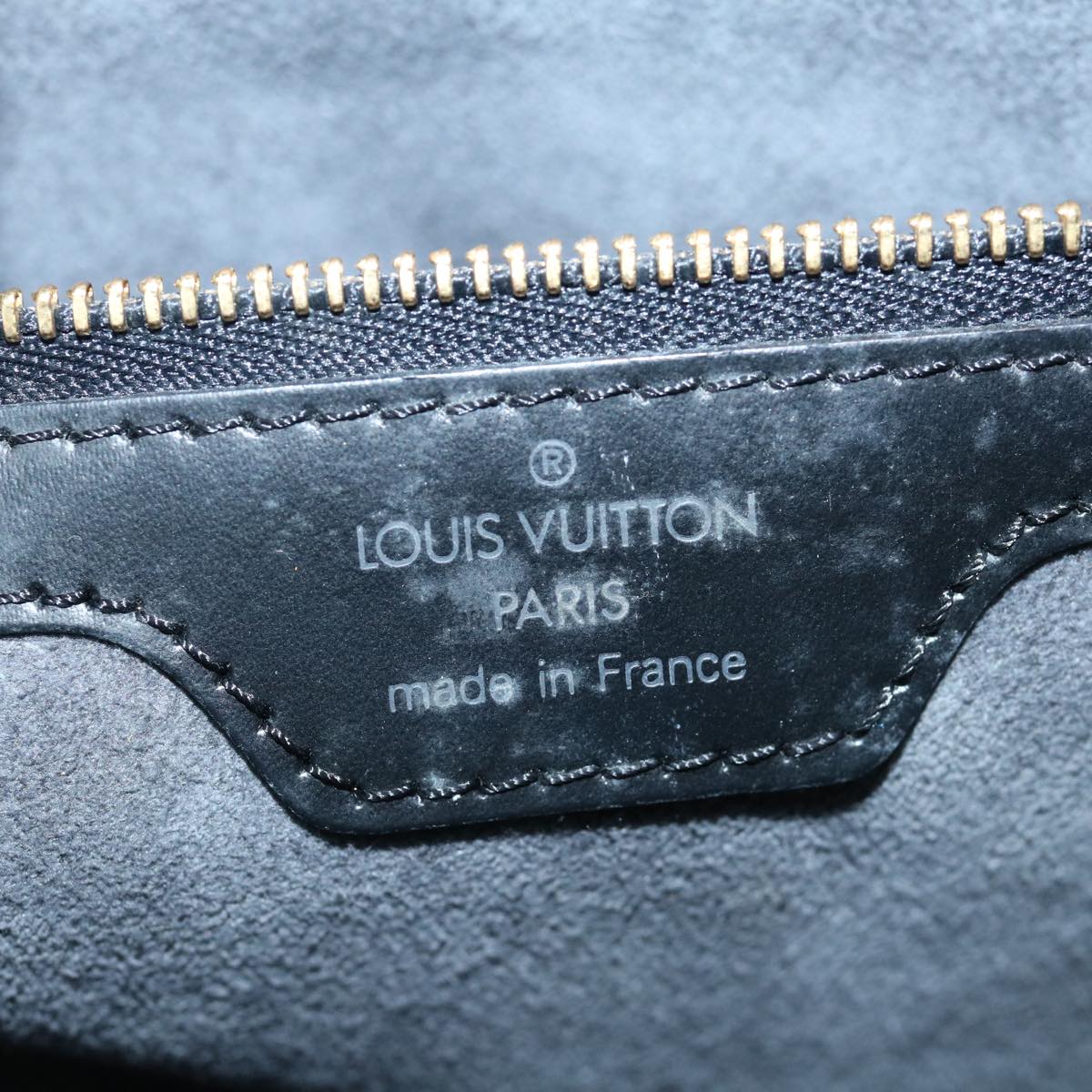 LOUIS VUITTON Epi Lussac Shoulder Bag Black M52282 LV Auth 61507