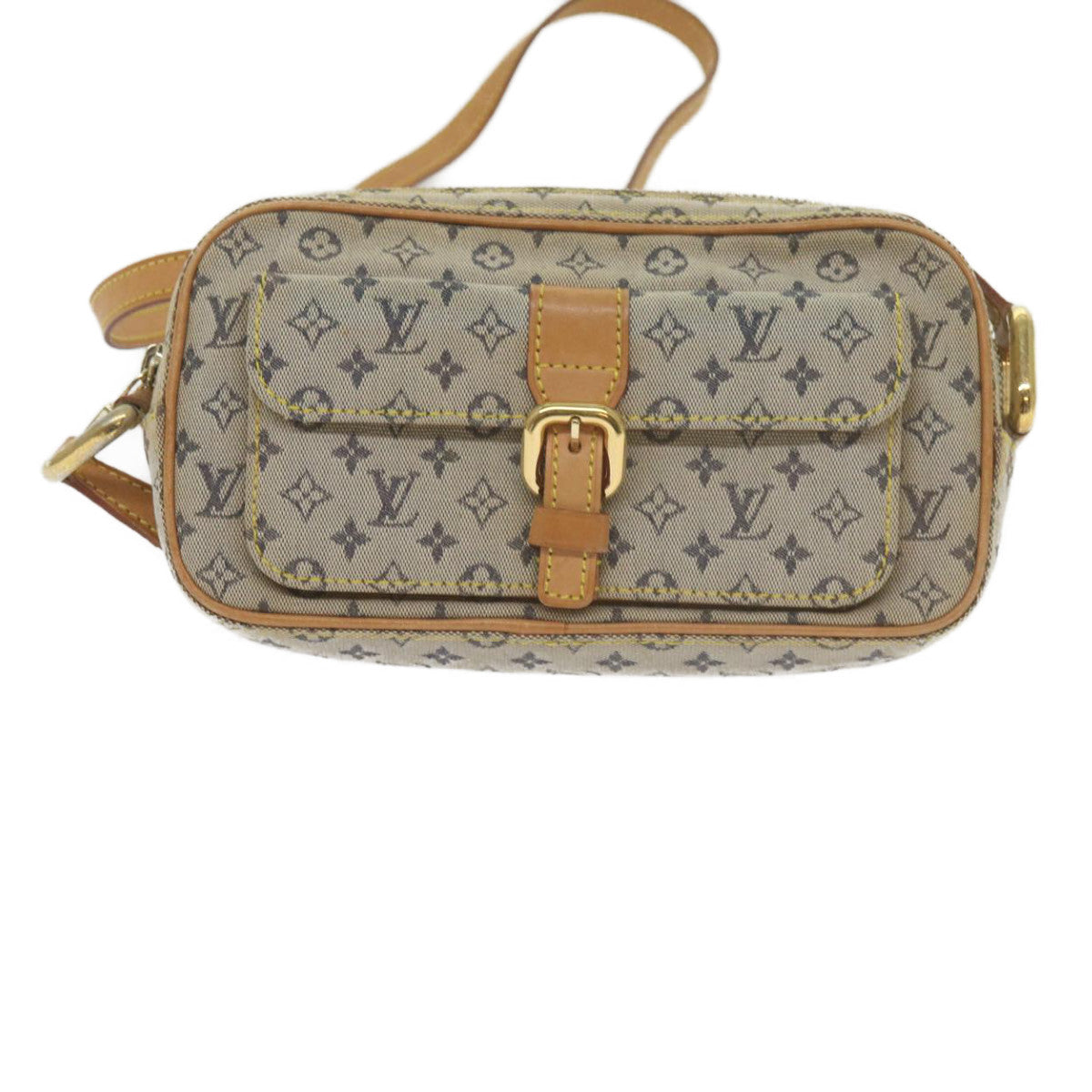 LOUIS VUITTON Monogram Mini Juliet MM Shoulder Bag Blue M92004 LV Auth 61525