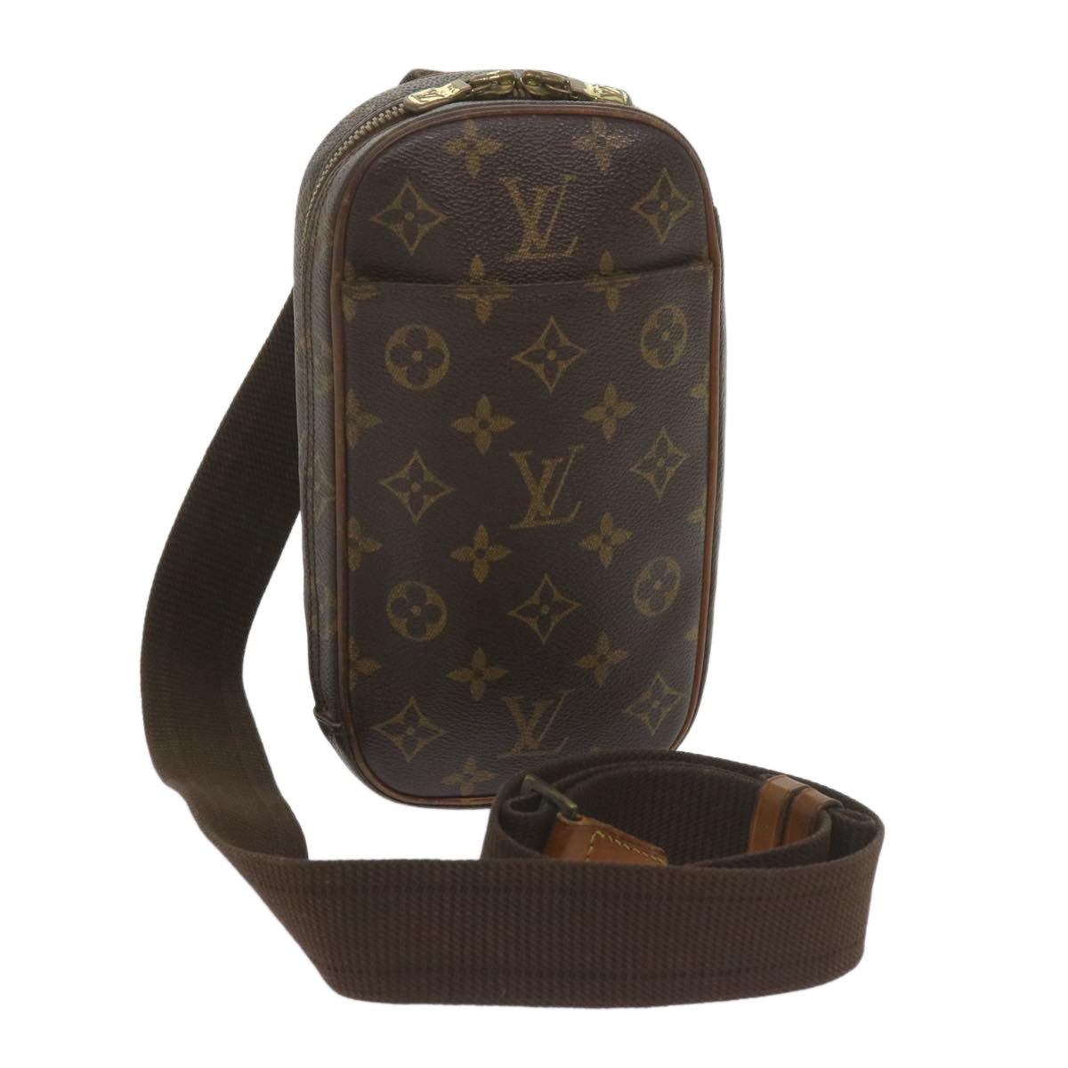 LOUIS VUITTON Monogram Pochette Gange Shoulder Bag M51870 LV Auth 61527