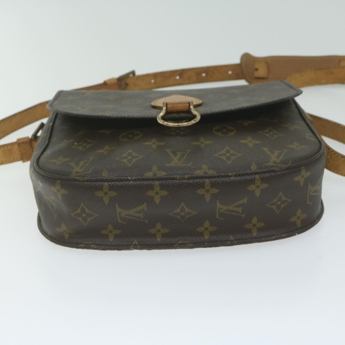 LOUIS VUITTON Monogram Saint Cloud GM Shoulder Bag M51242 LV Auth 61543