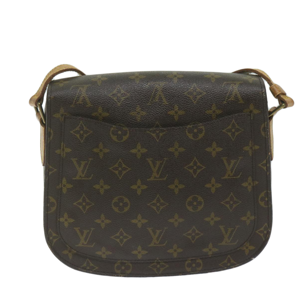 LOUIS VUITTON Monogram Saint Cloud GM Shoulder Bag M51242 LV Auth 61543