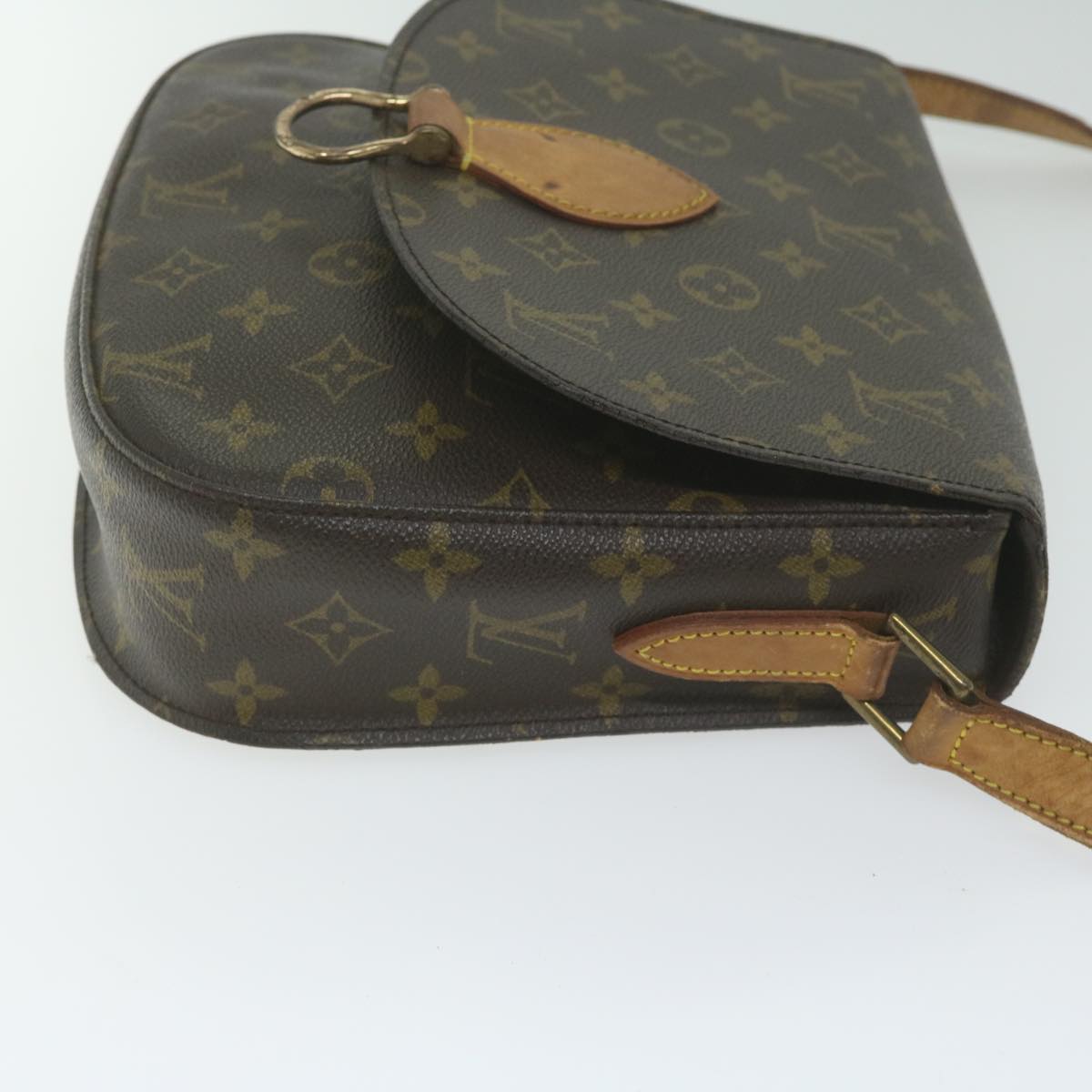 LOUIS VUITTON Monogram Saint Cloud GM Shoulder Bag M51242 LV Auth 61543