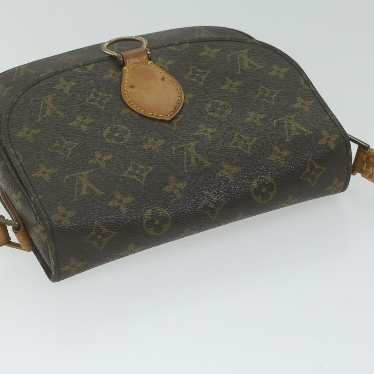 LOUIS VUITTON Monogram Saint Cloud GM Shoulder Bag M51242 LV Auth 61543