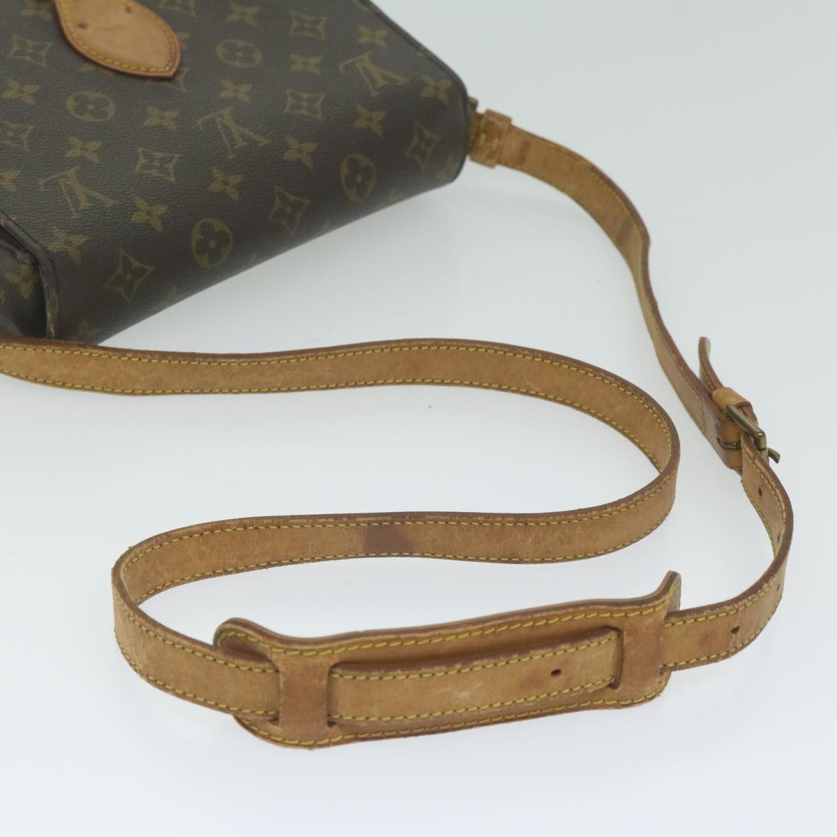 LOUIS VUITTON Monogram Saint Cloud GM Shoulder Bag M51242 LV Auth 61543