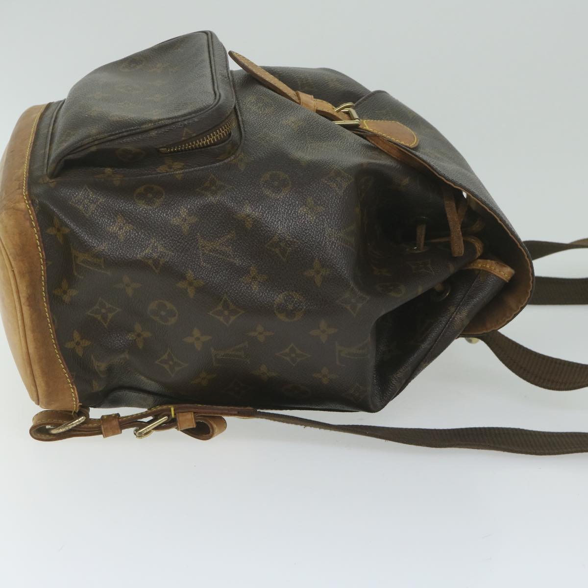 LOUIS VUITTON Monogram Montsouris GM Backpack M51135 LV Auth 61585