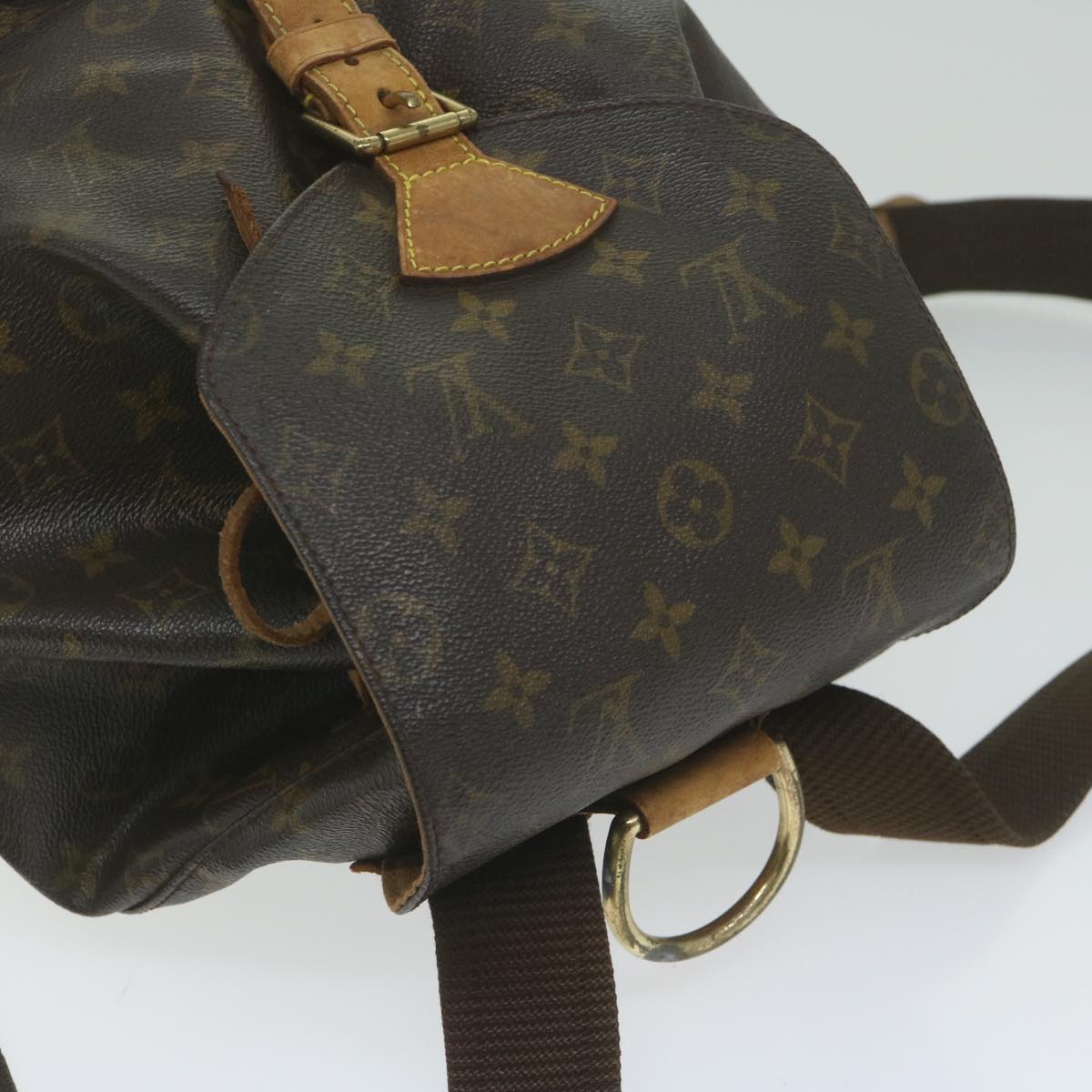 LOUIS VUITTON Monogram Montsouris GM Backpack M51135 LV Auth 61585