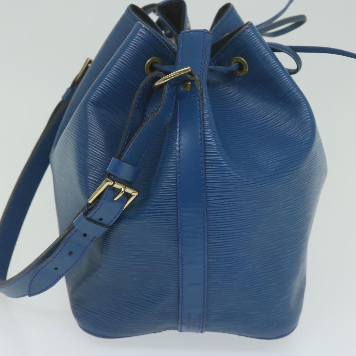 LOUIS VUITTON Epi Petit Noe Shoulder Bag Blue M44105 LV Auth 61616