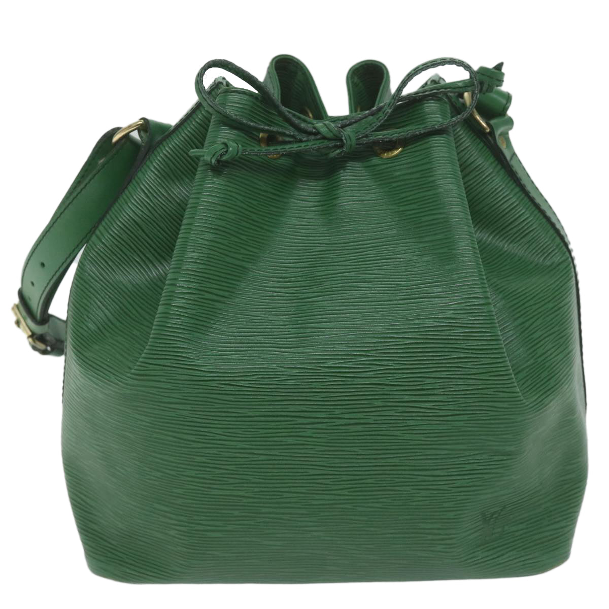 LOUIS VUITTON Epi Petit Noe Shoulder Bag Green M44104 LV Auth 61617