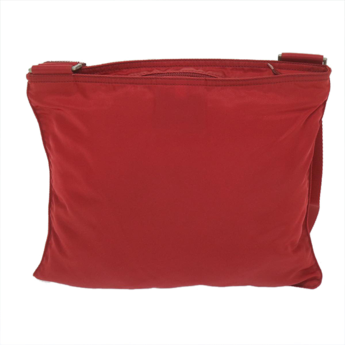 PRADA Shoulder Bag Nylon Red Auth 61622 - 0