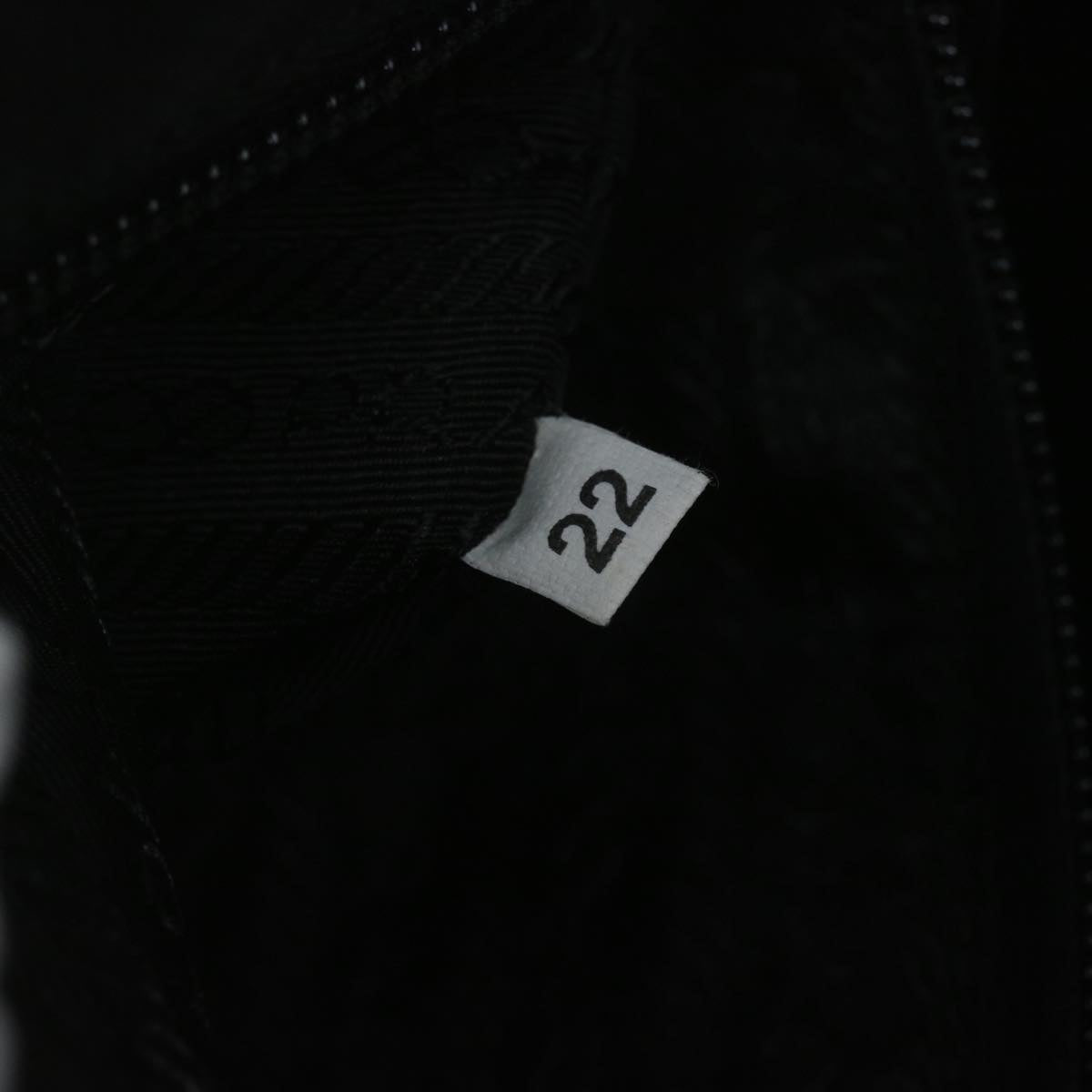 PRADA Shoulder Bag Nylon Black Auth 61625