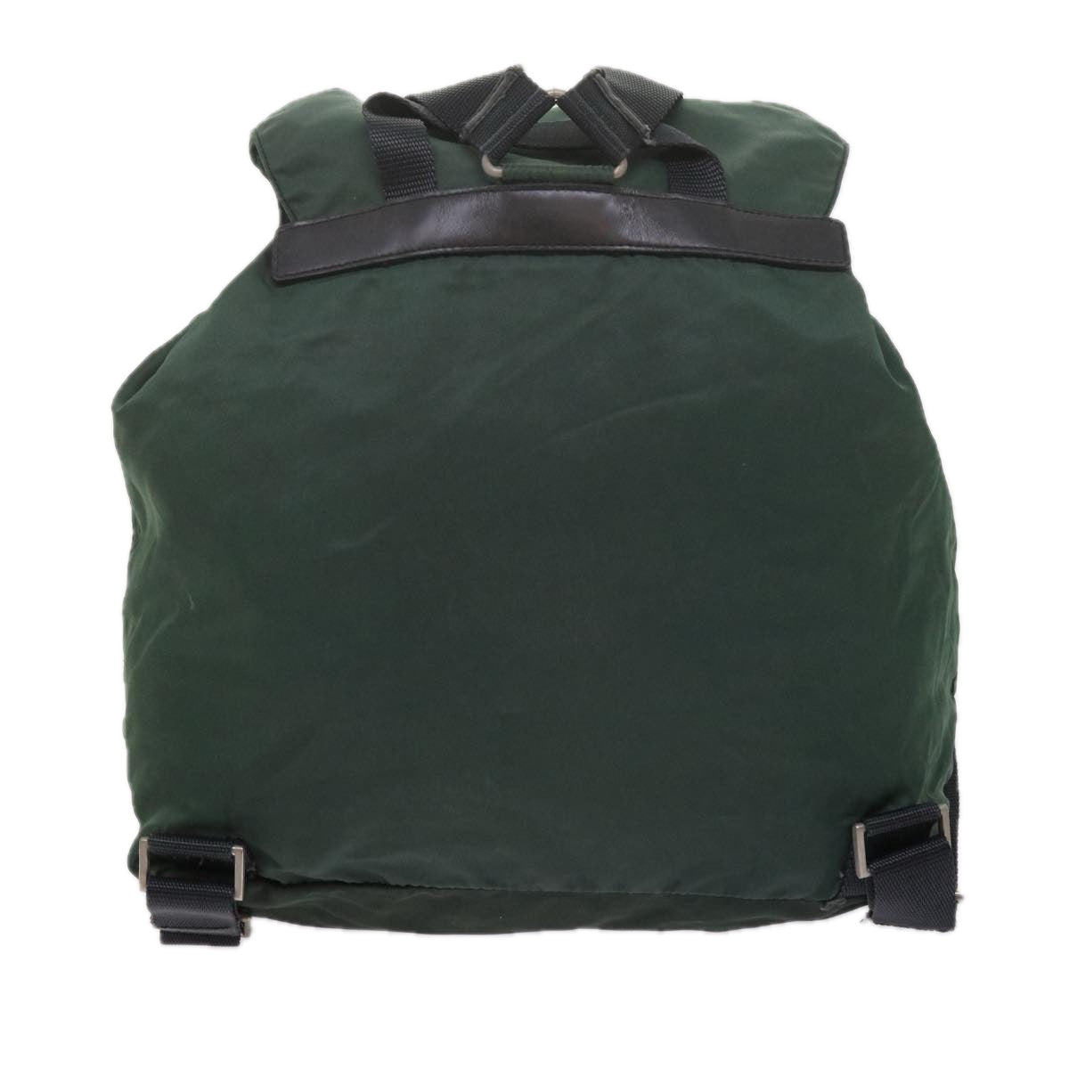 PRADA Backpack Nylon Green Auth 61636