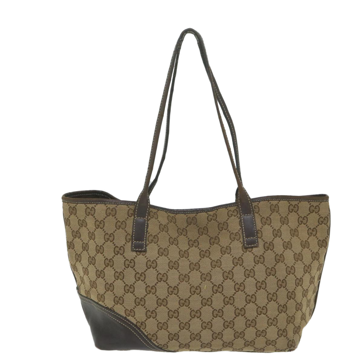 GUCCI GG Canvas Tote Bag Beige 169946 Auth 61653 - 0