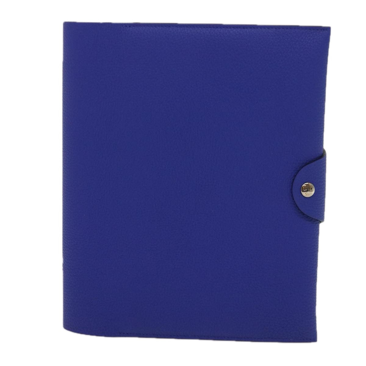 HERMES Uris Neo MM Day Planner Cover Leather Blue Auth 61676A - 0
