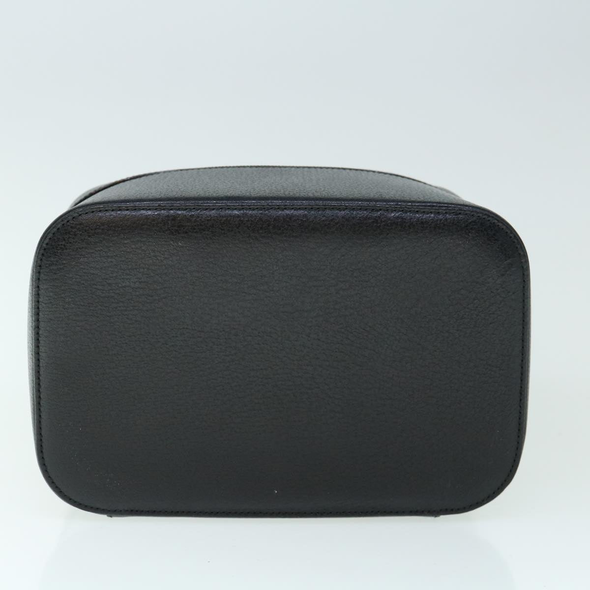 GUCCI Vanity Cosmetic Pouch Leather Black 039 1705 0710 Auth 61692