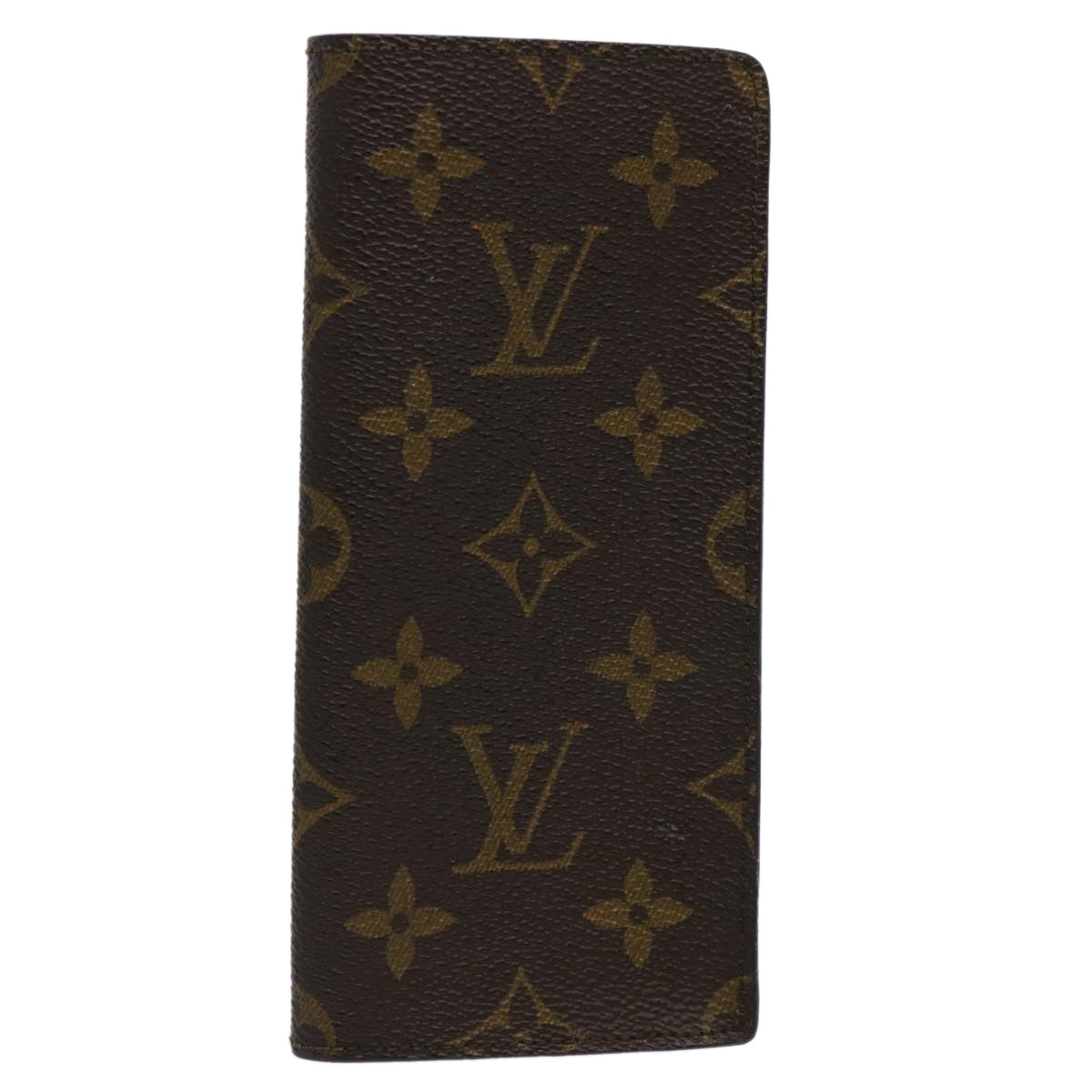 LOUIS VUITTON Monogram Etui Lunettes Simple Glasses Case M62962 LV Auth 61714