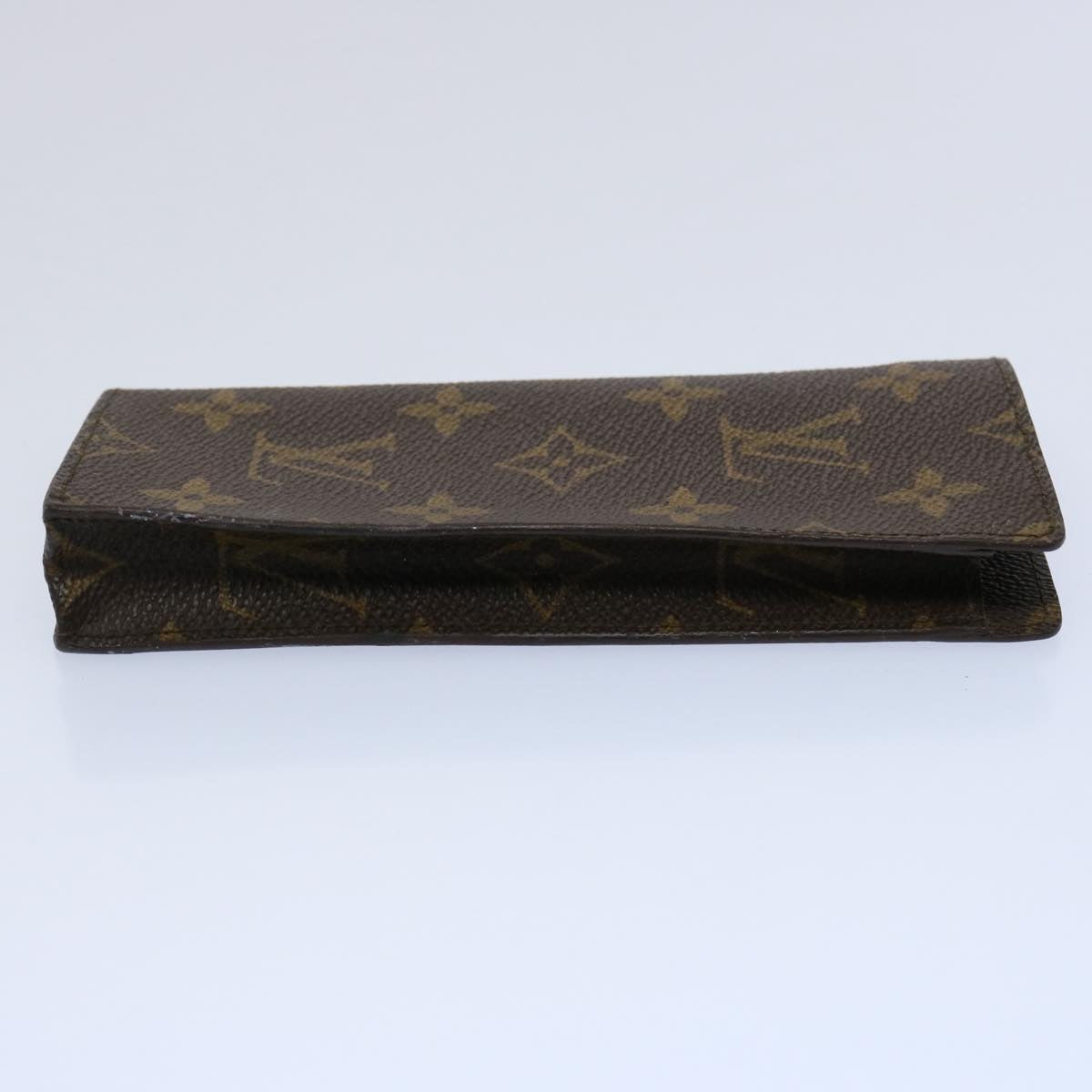 LOUIS VUITTON Monogram Etui Lunettes Simple Glasses Case M62962 LV Auth 61714