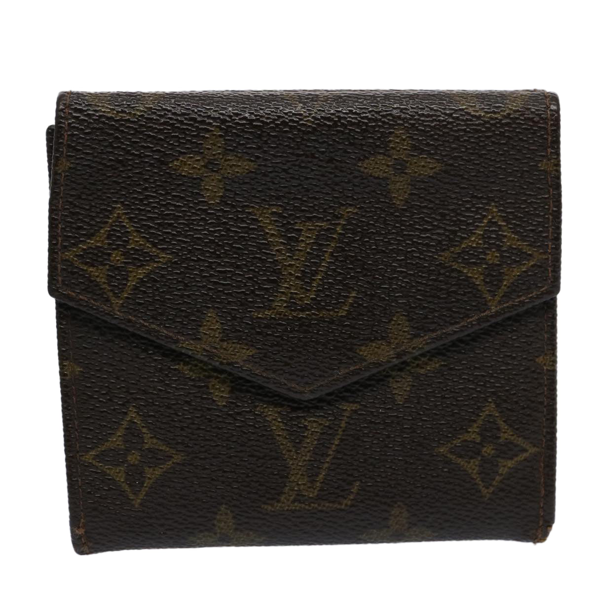 LOUIS VUITTON Monogram Porte Monnaie Billets Wallet M61660 LV Auth 61716