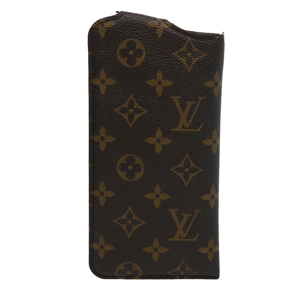 LOUIS VUITTON Monogram Etui Lunette MM Glasses Case M66544 LV Auth 61748