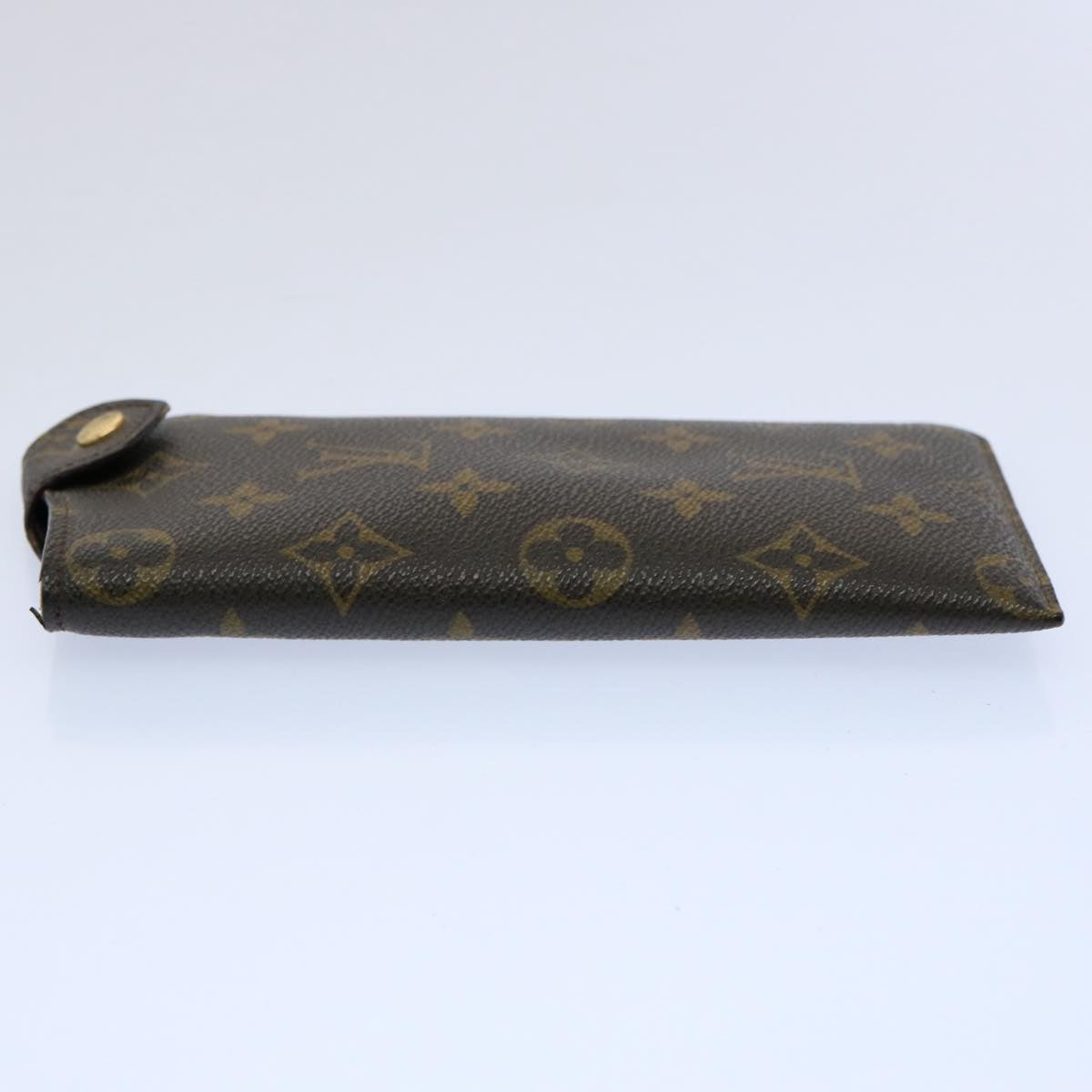 LOUIS VUITTON Monogram Etui Lunette MM Glasses Case M66544 LV Auth 61748