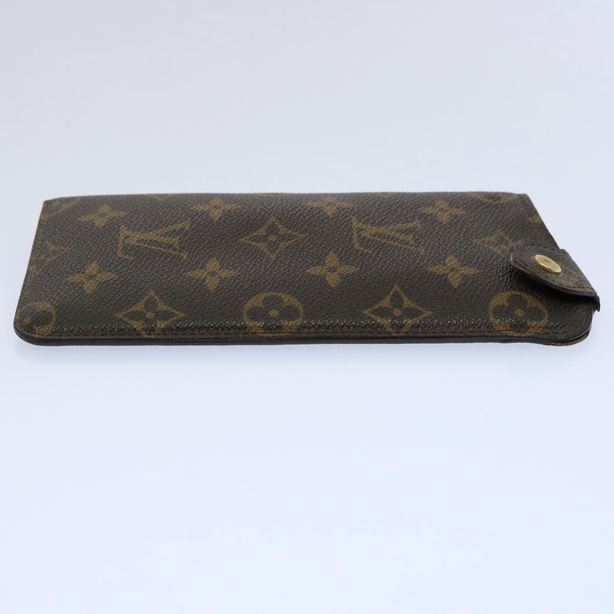 LOUIS VUITTON Monogram Etui Lunette MM Glasses Case M66544 LV Auth 61748