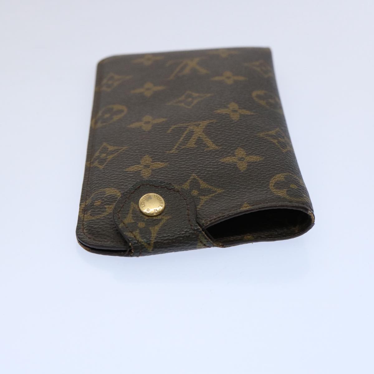 LOUIS VUITTON Monogram Etui Lunette MM Glasses Case M66544 LV Auth 61748